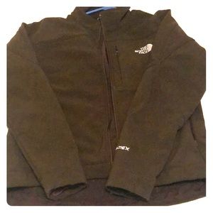 Size Medium Brown Apex NorthFace jacket.